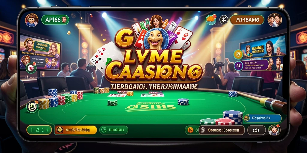Screenshot API66 menampilkan dealer langsung dan aksi permainan yang mendebarkan.