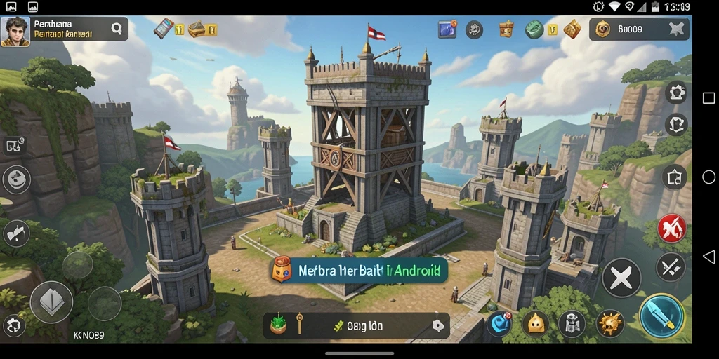 Gameplay menegangkan dari KNO89 dalam genre Tower Defense.
