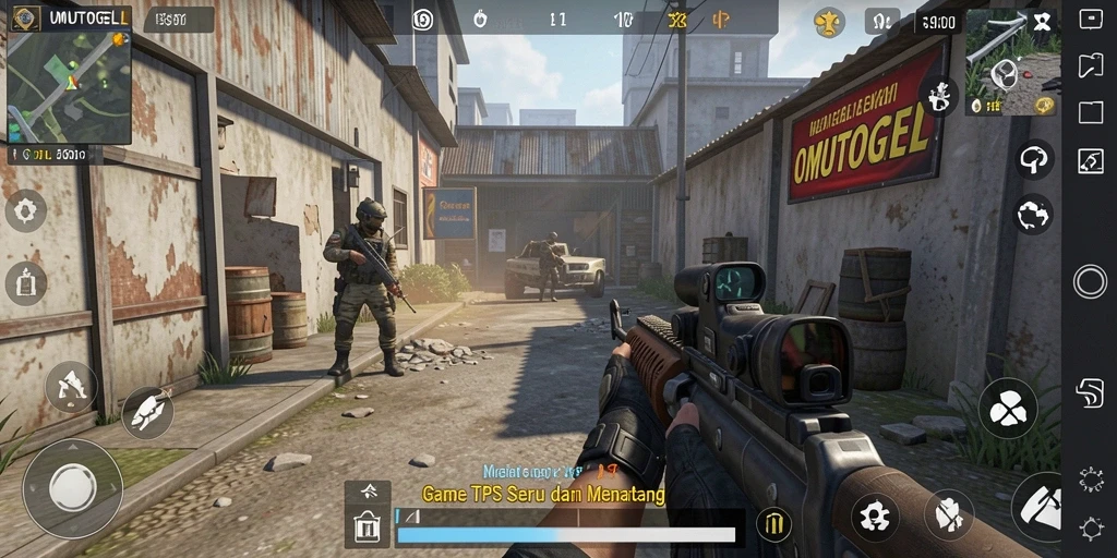 Tampilan gameplay seru dari OMUTOGEL dalam aksi.