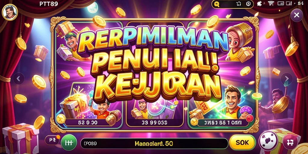 Tampilan gameplay PT89 yang memukau dan penuh warna.